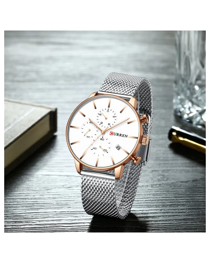 ZEGAREK MĘSKI CURREN 8339 (zc015b) - CHRONOGRAF