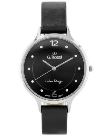 ZEGAREK DAMSKI G. ROSSI - 10411A-1A1 NA PASKU (zg714e) + BOX