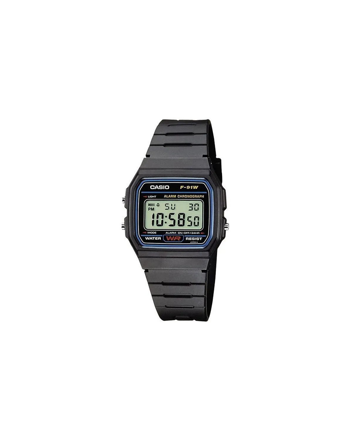 ZEGAREK MĘSKI CASIO F-91W-1YER (zd086a) - KLASYKA + BOX