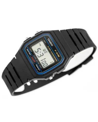 ZEGAREK MĘSKI CASIO F-91W-1YER (zd086a) - KLASYKA + BOX