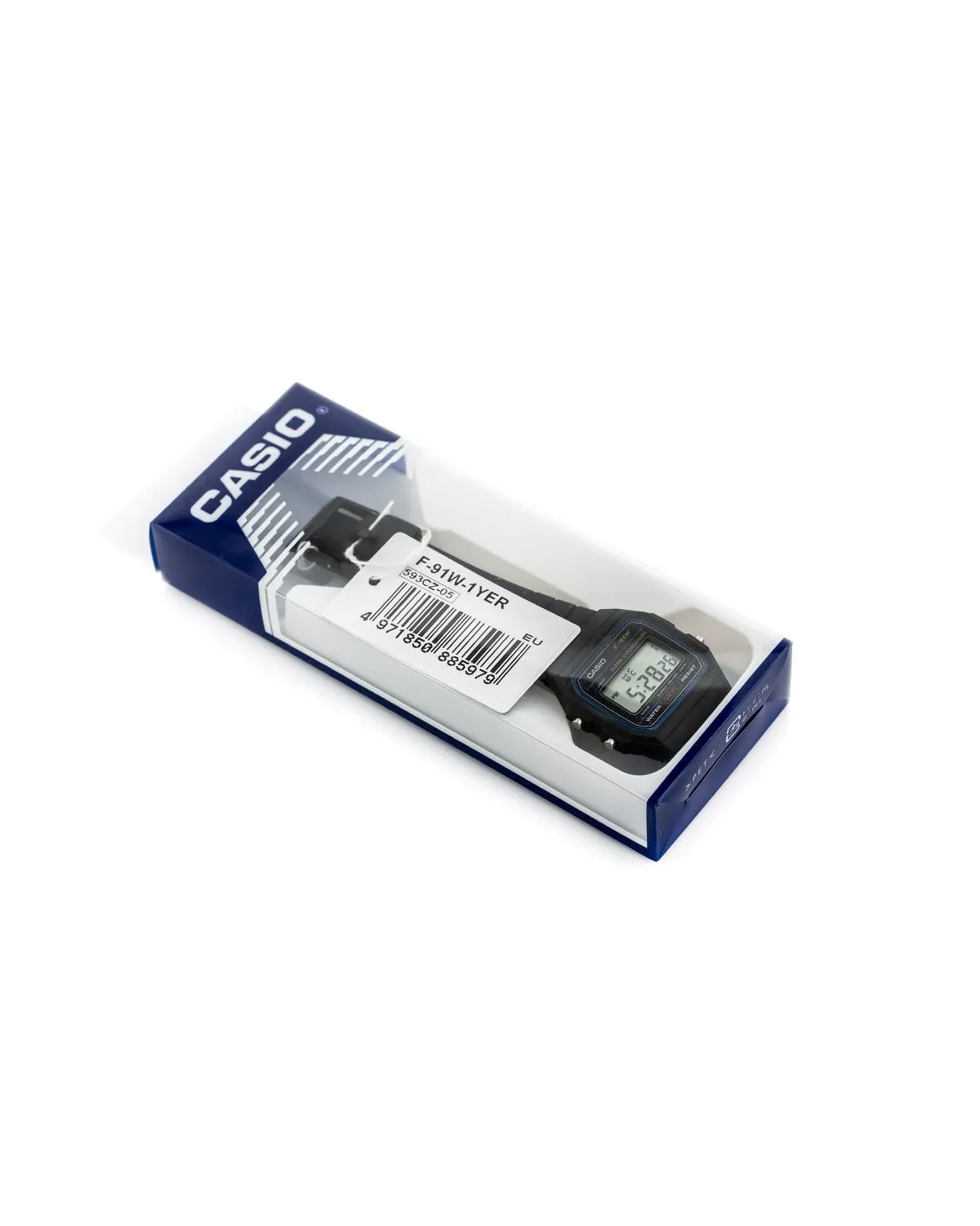 ZEGAREK MĘSKI CASIO F-91W-1YER (zd086a) - KLASYKA + BOX