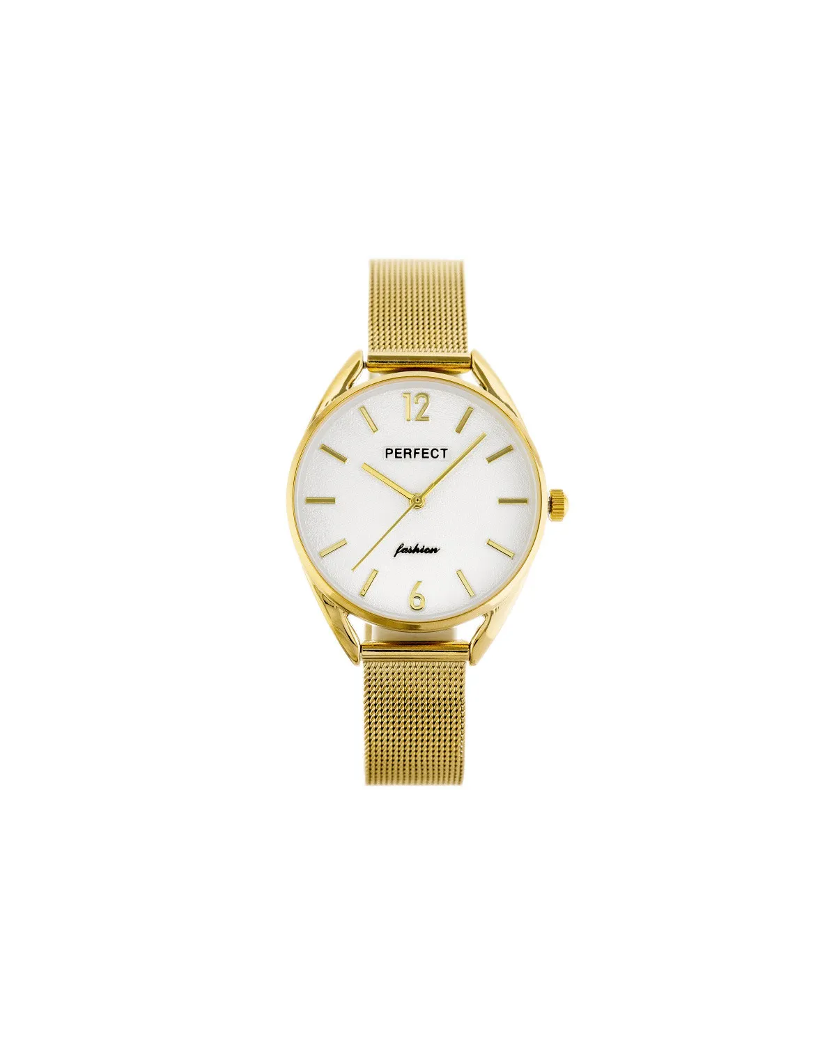ZEGAREK DAMSKI złoty PERFECT F347 (zp953b) + BOX