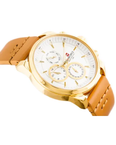 ZEGAREK MĘSKI NAVIFORCE - NF9148 (zn085b) gold + BOX ZEGAREK MĘSKI NAVIFORCE - NF9148 (zn085b) gold + BOX