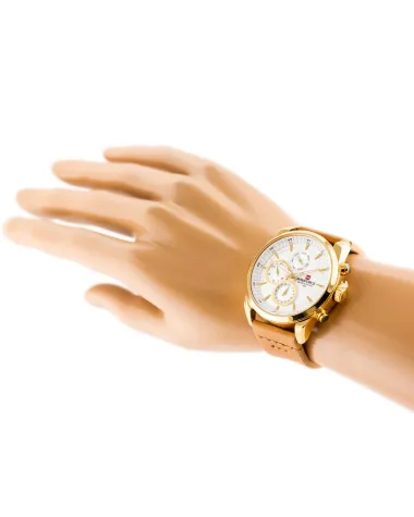 ZEGAREK MĘSKI NAVIFORCE - NF9148 (zn085b) gold + BOX ZEGAREK MĘSKI NAVIFORCE - NF9148 (zn085b) gold + BOX
