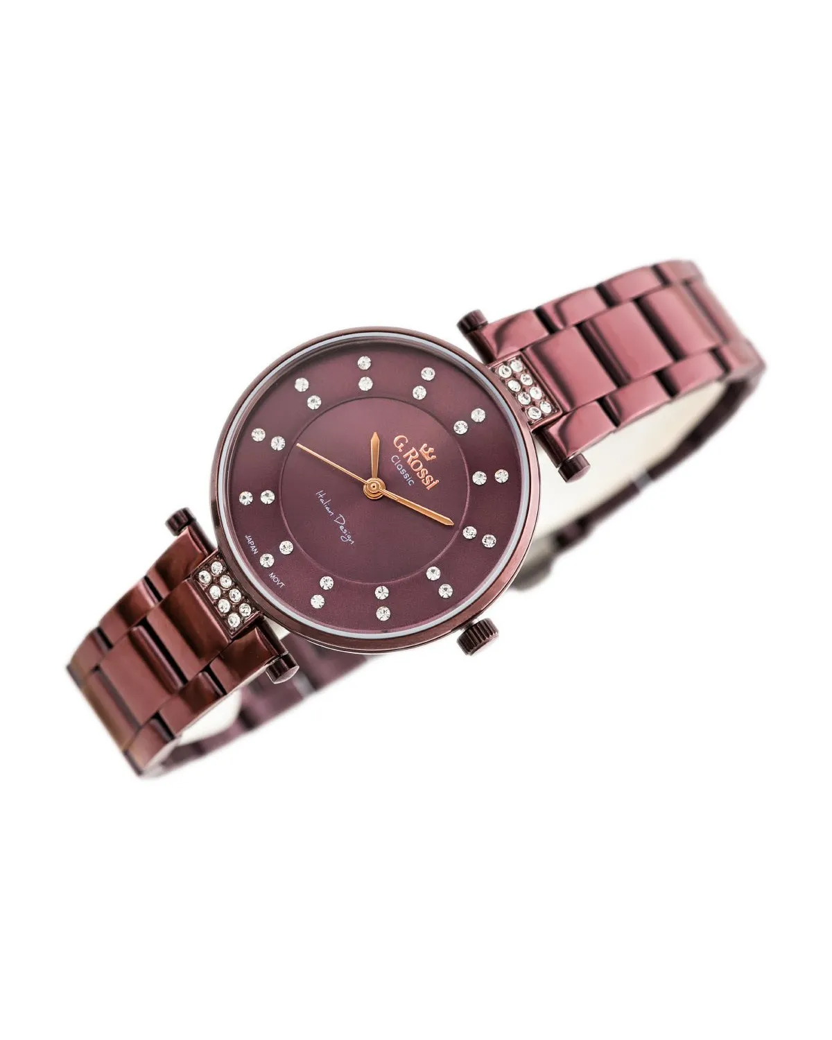 ZEGAREK G. ROSSI - C5131B-2B3 (zg780d) violet + BOX