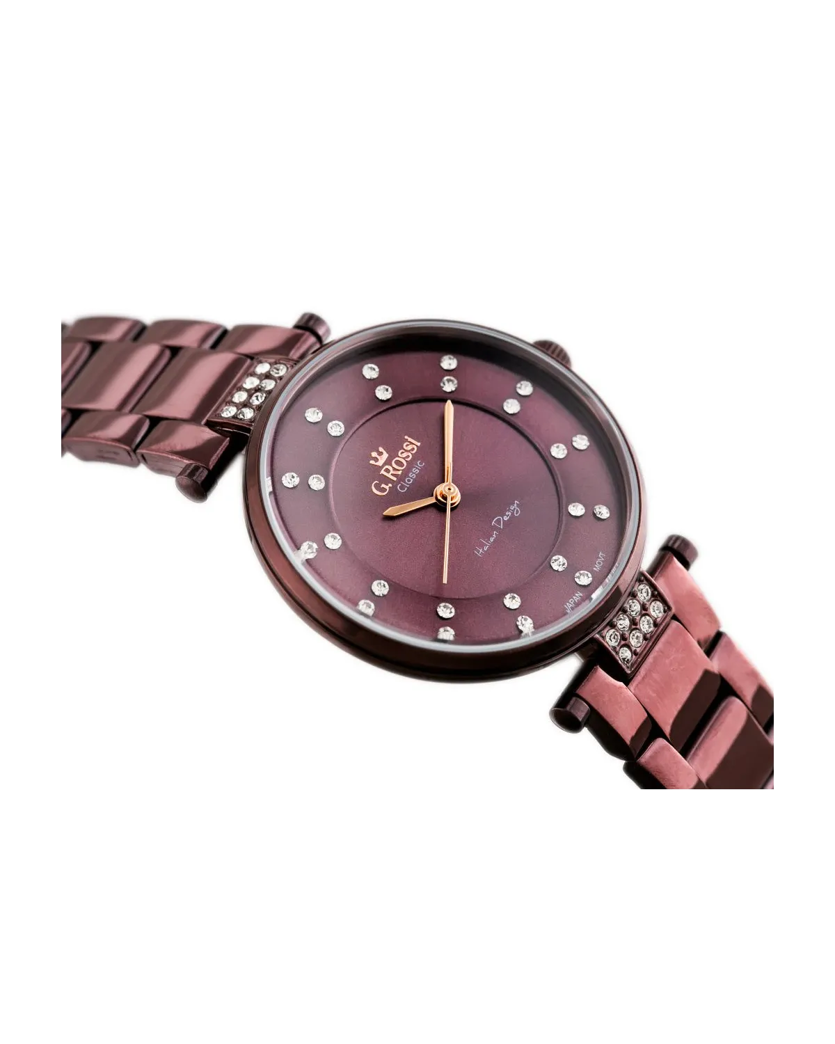 ZEGAREK G. ROSSI - C5131B-2B3 (zg780d) violet + BOX