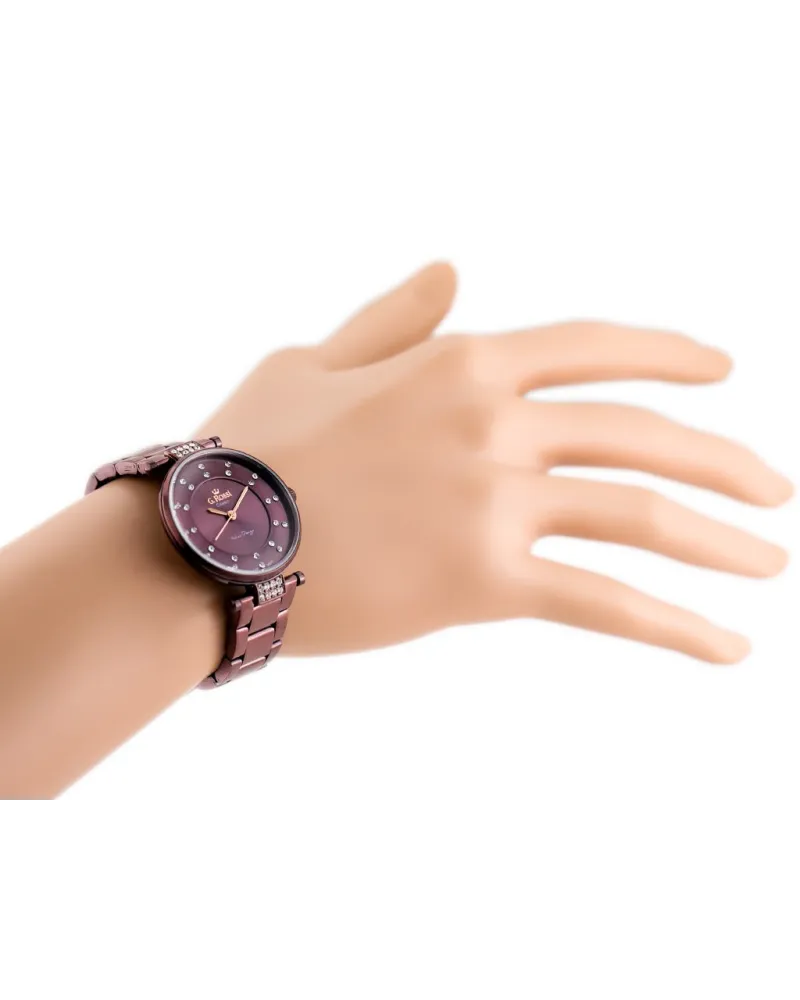 ZEGAREK G. ROSSI - C5131B-2B3 (zg780d) violet + BOX