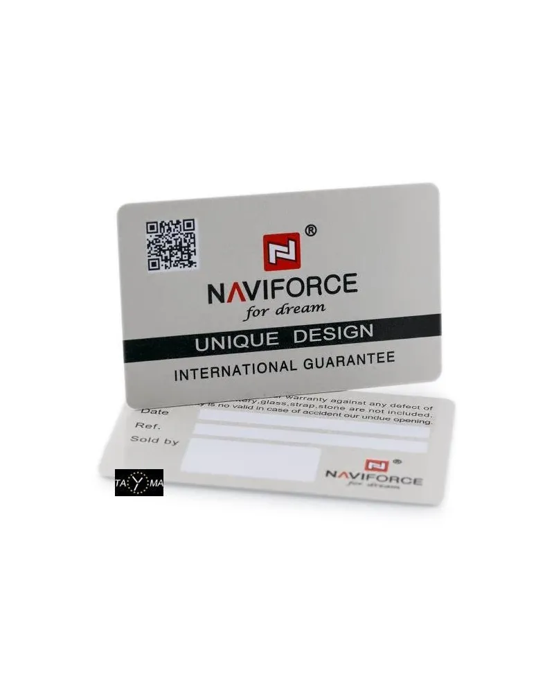 ZEGAREK MĘSKI NAVIFORCE - NF9114 (zn046a) - black/silver ZEGAREK MĘSKI NAVIFORCE - NF9114 (zn046a) - black/silver