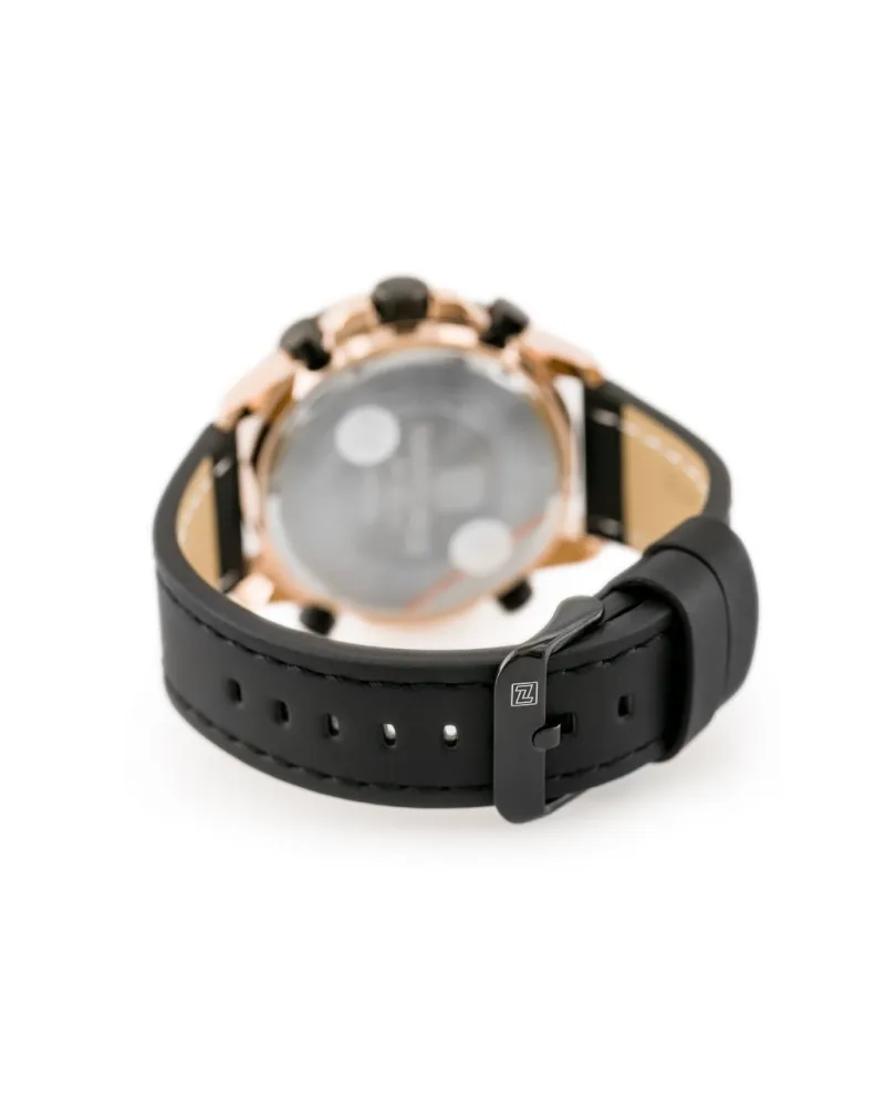 ZEGAREK MĘSKI NAVIFORCE - NF9114 (zn046d) - black/rosegold