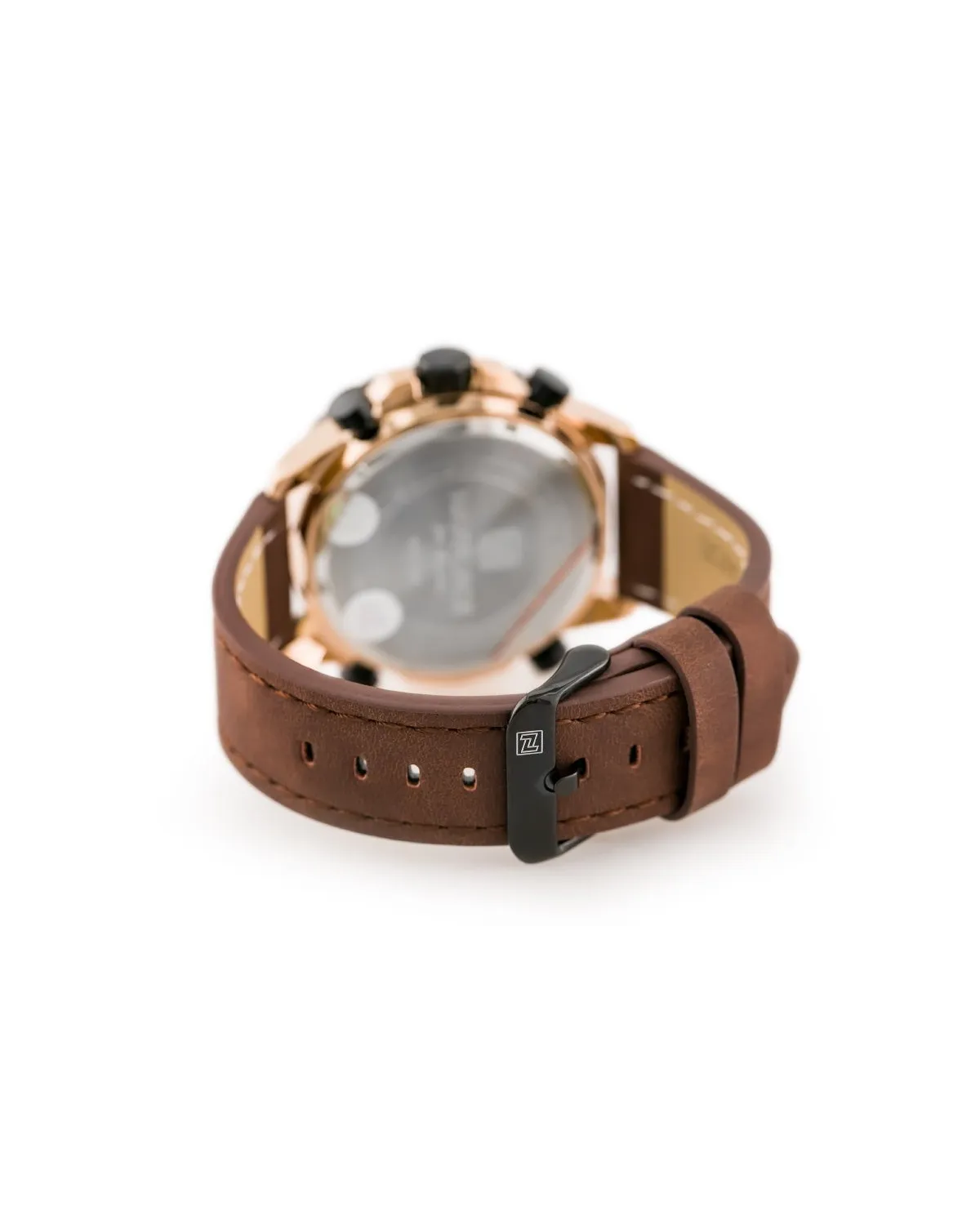 ZEGAREK MĘSKI NAVIFORCE - NF9114 (zn046e) - brown/rosegold