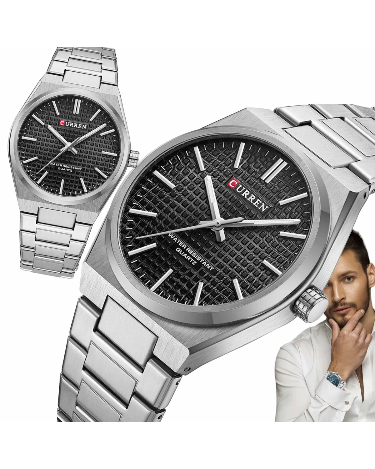ZEGAREK MĘSKI CURREN 8439 (zc044c) + BOX
