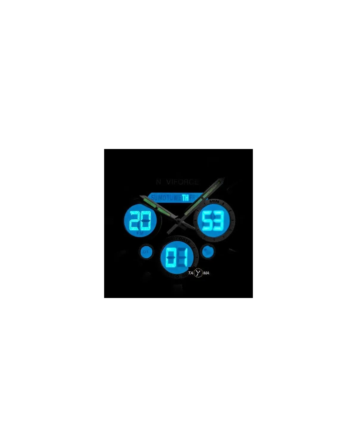 ZEGAREK MĘSKI NAVIFORCE LANCER -DUAL TIME (zn008a)