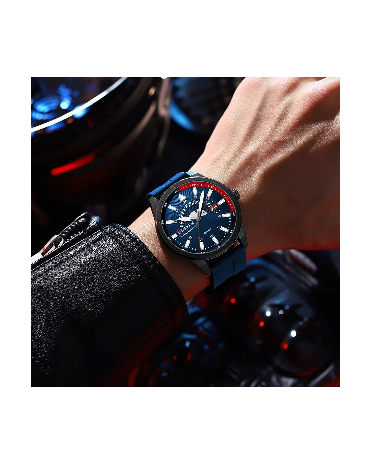 ZEGAREK MĘSKI CURREN 8421 (zc042b) + BOX