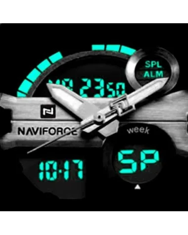 ZEGAREK MĘSKI NAVIFORCE GLOCK (zn039c) - black/red