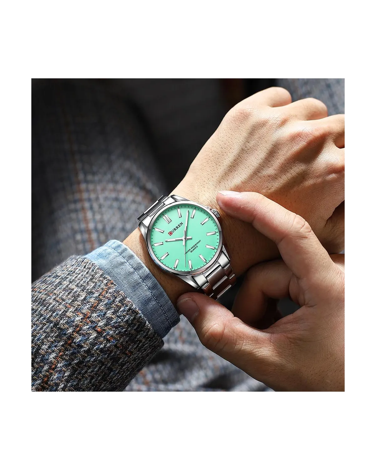 ZEGAREK MĘSKI CURREN 9090 (zc045d) + BOX
