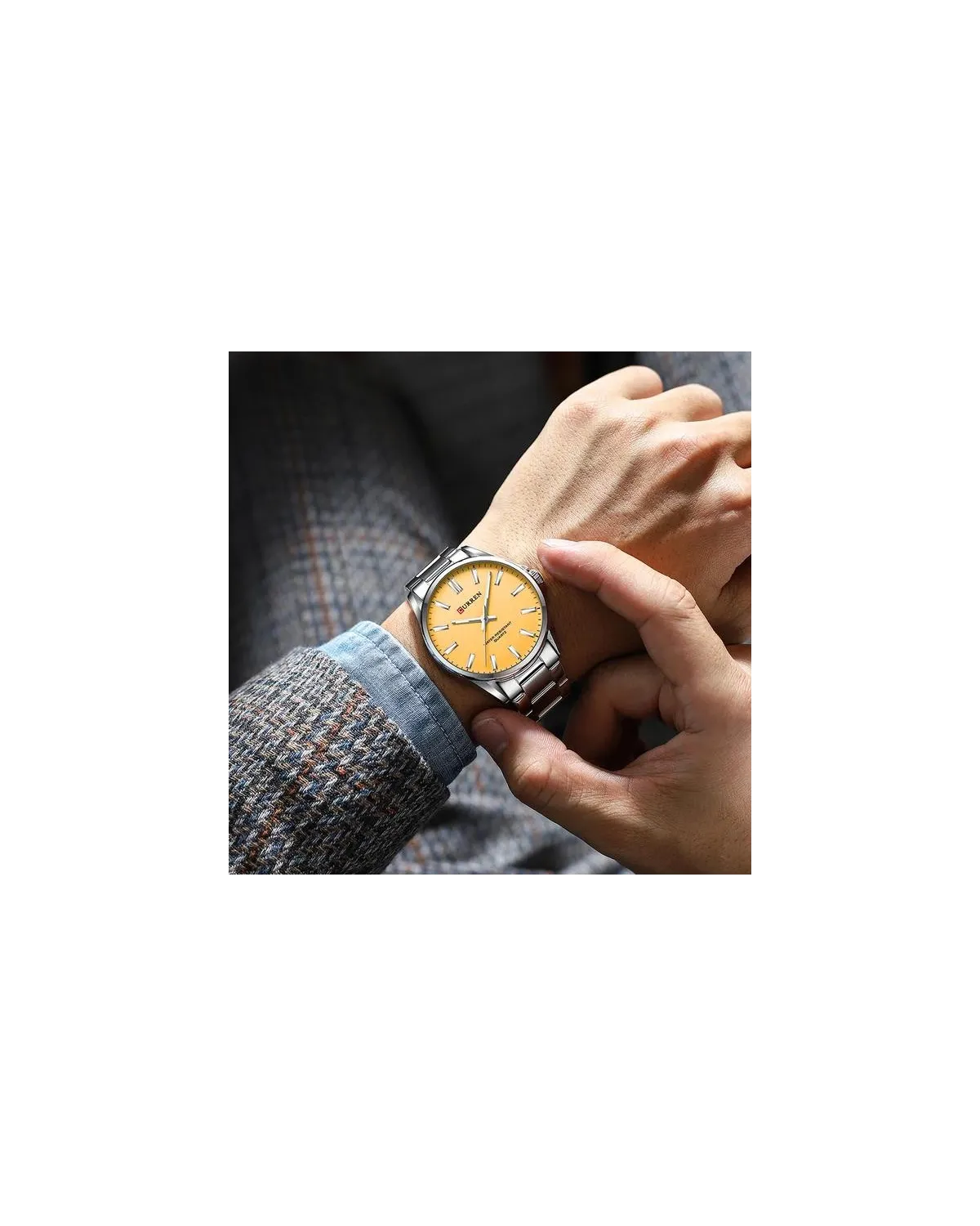 ZEGAREK MĘSKI CURREN 9090 (zc045c) + BOX