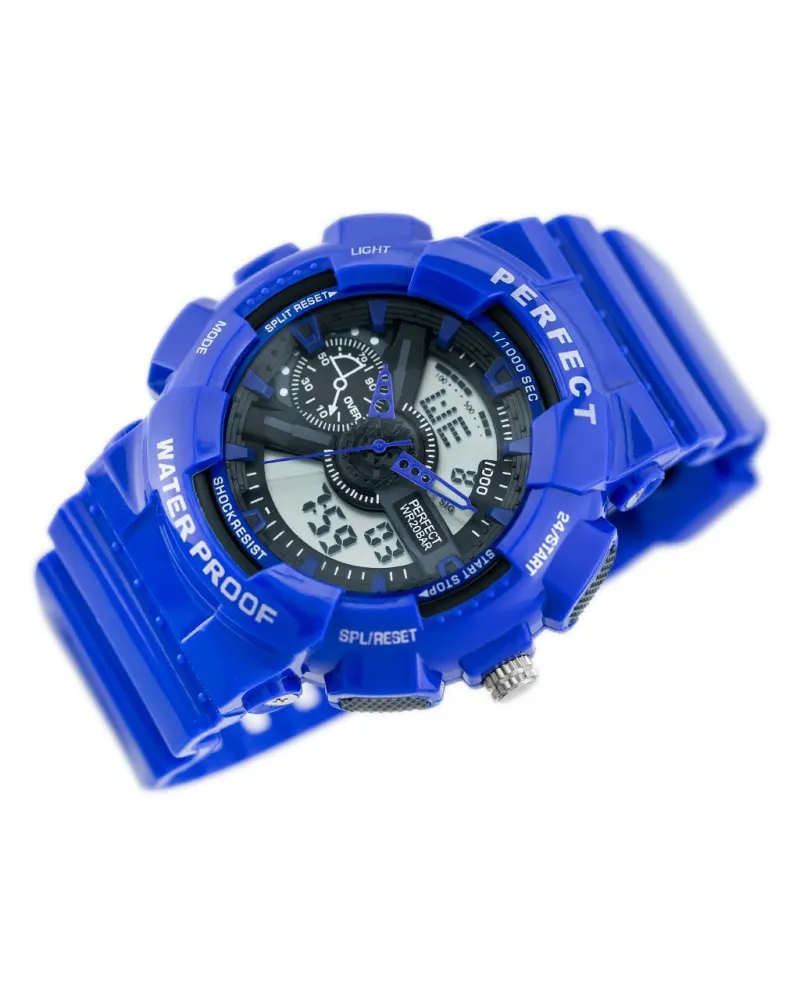 ZEGAREK MĘSKI PERFECT SHOCK (zp219e) - blue