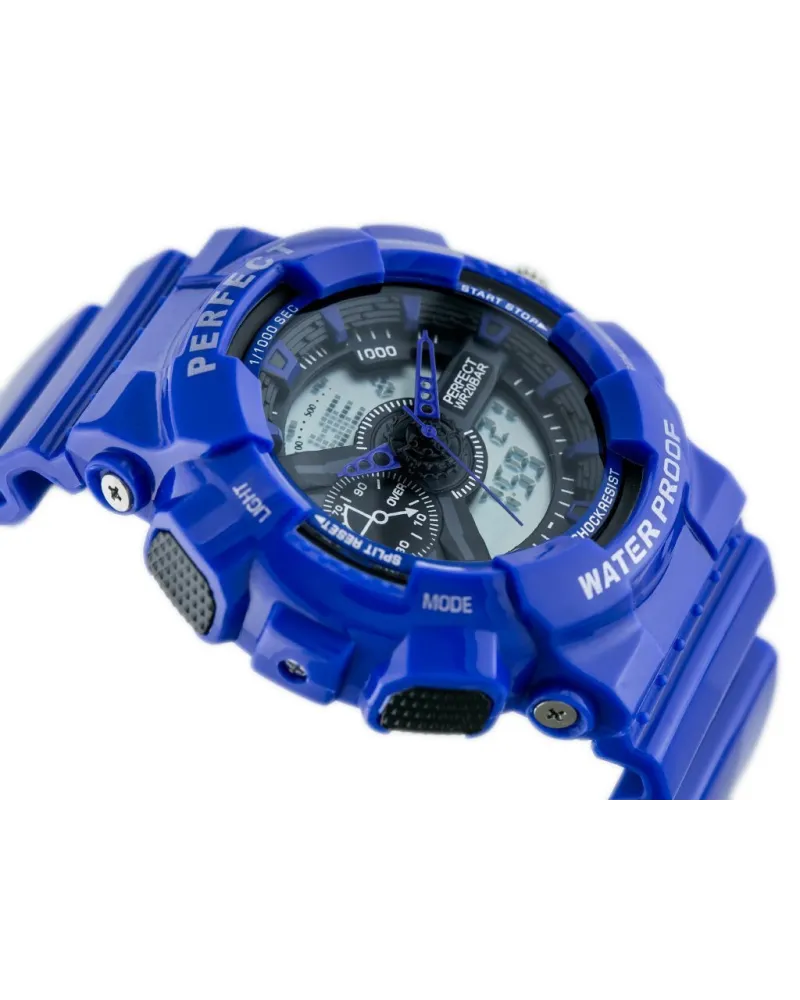 ZEGAREK MĘSKI PERFECT SHOCK (zp219e) - blue