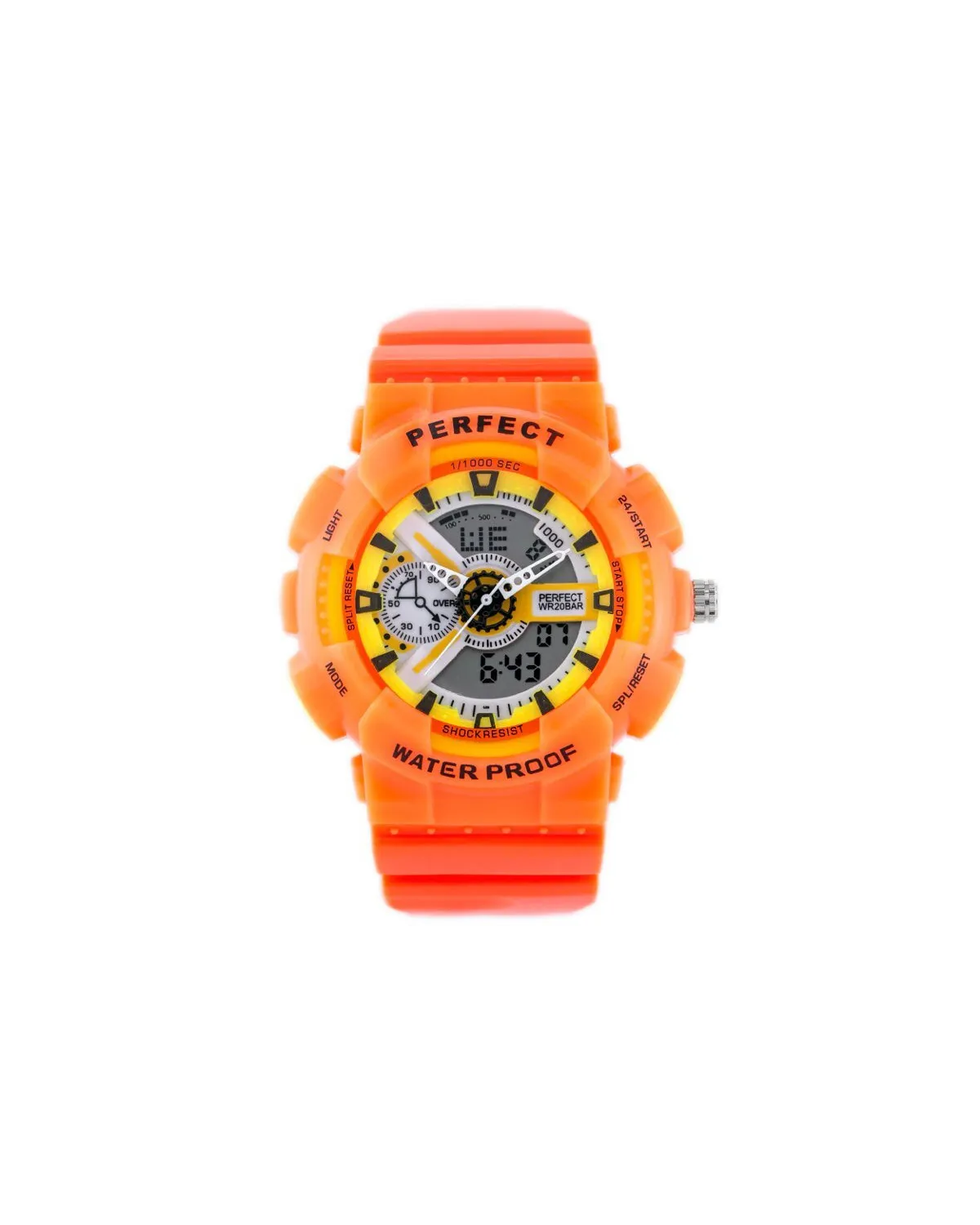 ZEGAREK MĘSKI PERFECT SHOCK (zp219f) - orange ZEGAREK MĘSKI PERFECT SHOCK (zp219f) - orange