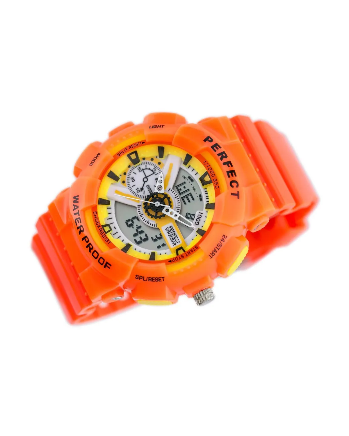 ZEGAREK MĘSKI PERFECT SHOCK (zp219f) - orange ZEGAREK MĘSKI PERFECT SHOCK (zp219f) - orange