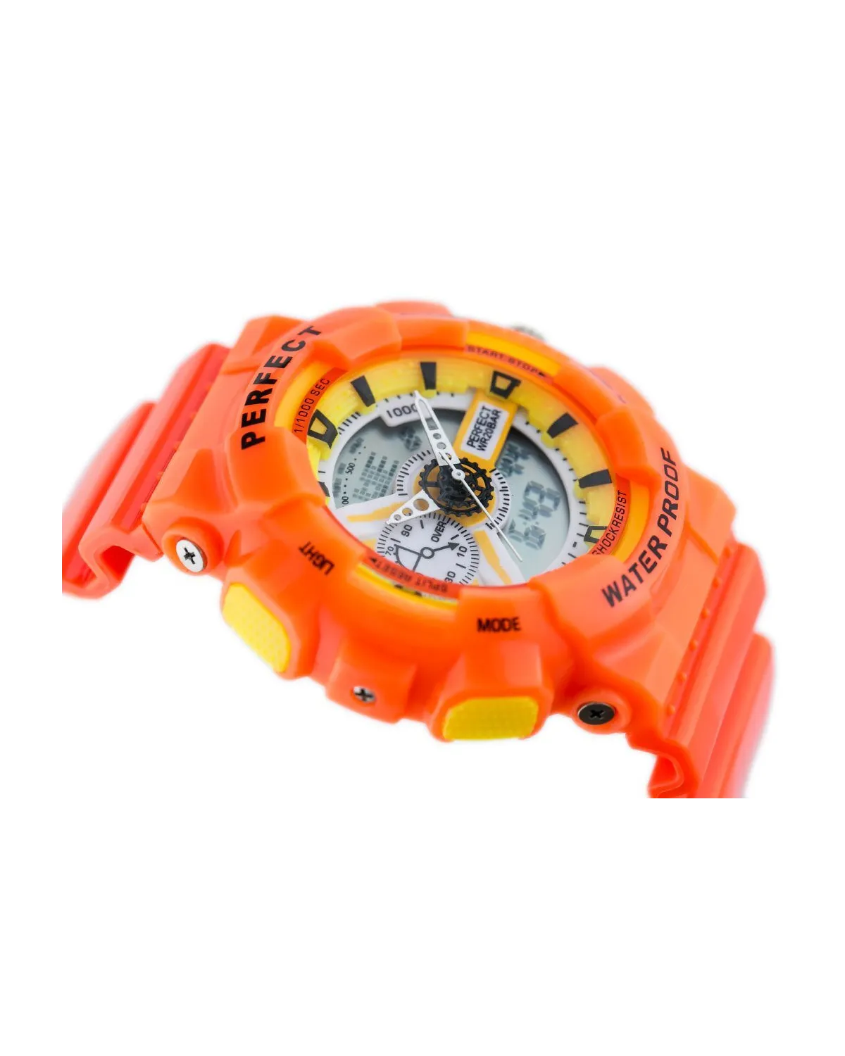 ZEGAREK MĘSKI PERFECT SHOCK (zp219f) - orange ZEGAREK MĘSKI PERFECT SHOCK (zp219f) - orange