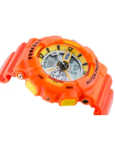 ZEGAREK MĘSKI PERFECT SHOCK (zp219f) - orange ZEGAREK MĘSKI PERFECT SHOCK (zp219f) - orange