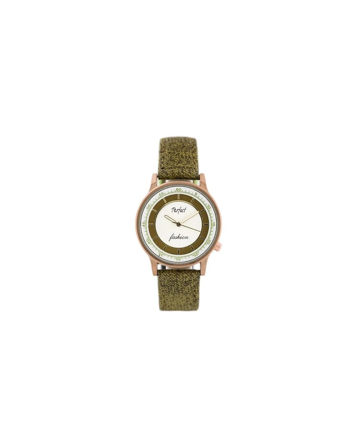 ZEGAREK DAMSKI PERFECT A379 - olive (zp826c) ZEGAREK DAMSKI PERFECT A379 - olive (zp826c)