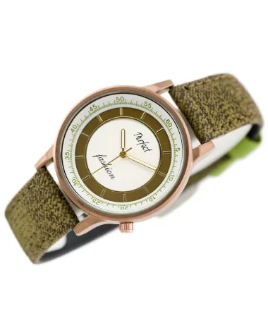 ZEGAREK DAMSKI PERFECT A379 - olive (zp826c) ZEGAREK DAMSKI PERFECT A379 - olive (zp826c)
