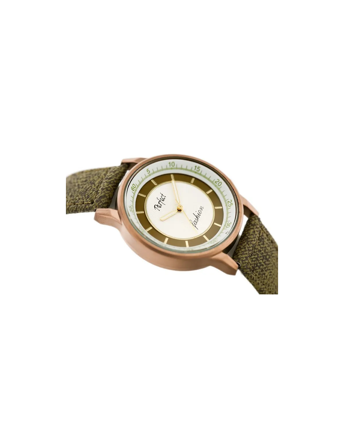 ZEGAREK DAMSKI PERFECT A379 - olive (zp826c) ZEGAREK DAMSKI PERFECT A379 - olive (zp826c)