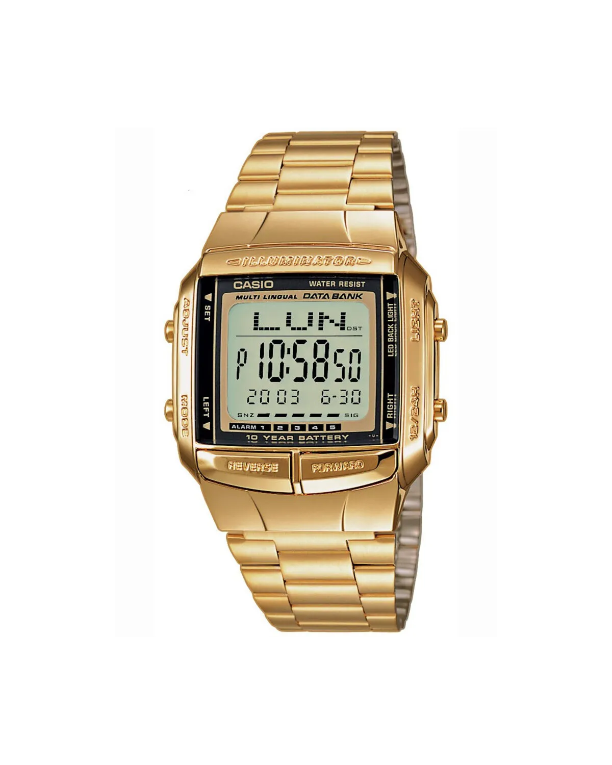 ZEGAREK MĘSKI CASIO DATABANK DB-360G-9ADF (zd161b) + BOX