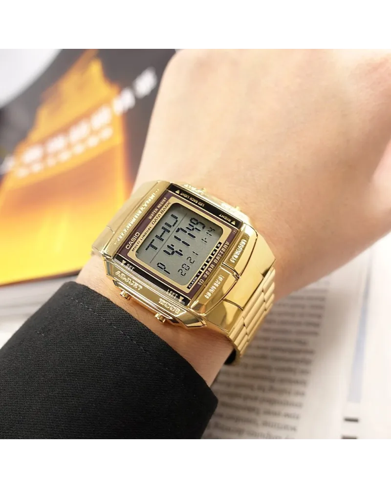 ZEGAREK MĘSKI CASIO DATABANK DB-360G-9ADF (zd161b) + BOX