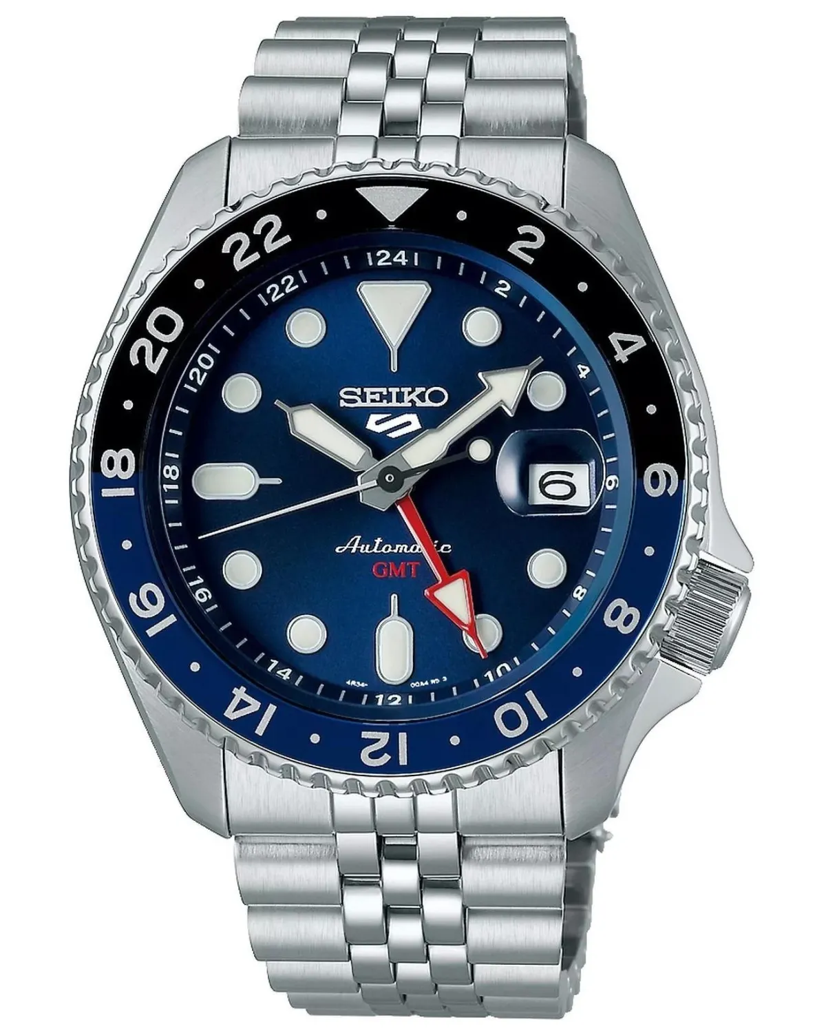 ZEGAREK MĘSKI SEIKO 5 SPORTS SSK003K1 GMT AUTOMAT WR100 + BOX ZEGAREK MĘSKI SEIKO 5 SPORTS SSK003K1 GMT AUTOMAT WR100 + BOX