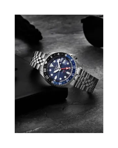 ZEGAREK MĘSKI SEIKO 5 SPORTS SSK003K1 GMT AUTOMAT WR100 + BOX ZEGAREK MĘSKI SEIKO 5 SPORTS SSK003K1 GMT AUTOMAT WR100 + BOX