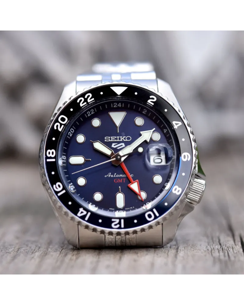 ZEGAREK MĘSKI SEIKO 5 SPORTS SSK003K1 GMT AUTOMAT WR100 + BOX ZEGAREK MĘSKI SEIKO 5 SPORTS SSK003K1 GMT AUTOMAT WR100 + BOX