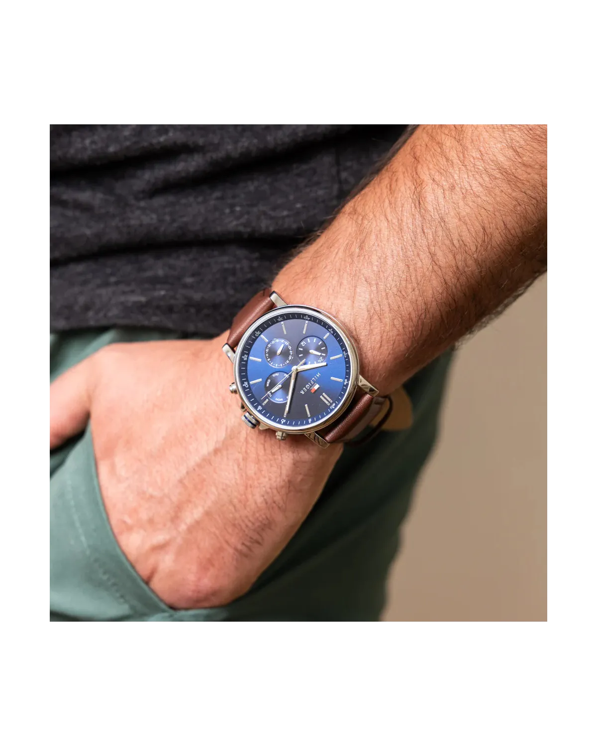 ZEGAREK MĘSKI TOMMY HILFIGER TYSON 1710585 (zf100f) + BOX