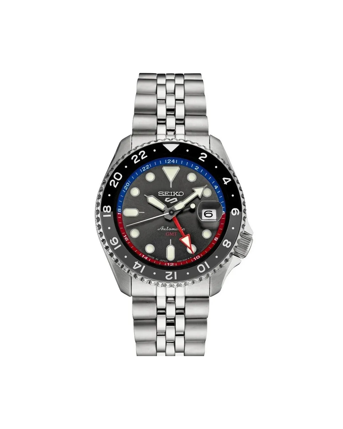 ZEGAREK MĘSKI SEIKO 5 SPORTS SSK019K1 GMT AUTOMAT + BOX ZEGAREK MĘSKI SEIKO 5 SPORTS SSK019K1 GMT AUTOMAT + BOX