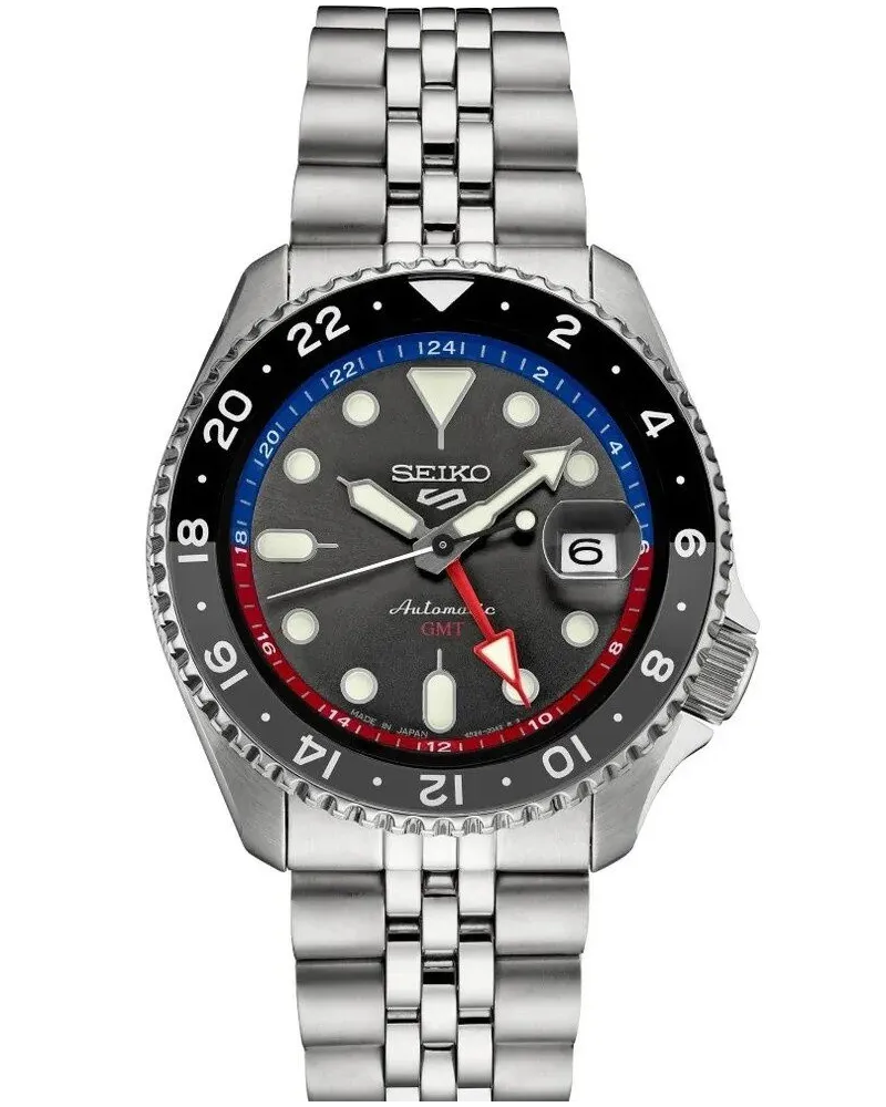 ZEGAREK MĘSKI SEIKO 5 SPORTS SSK019K1 GMT AUTOMAT + BOX ZEGAREK MĘSKI SEIKO 5 SPORTS SSK019K1 GMT AUTOMAT + BOX