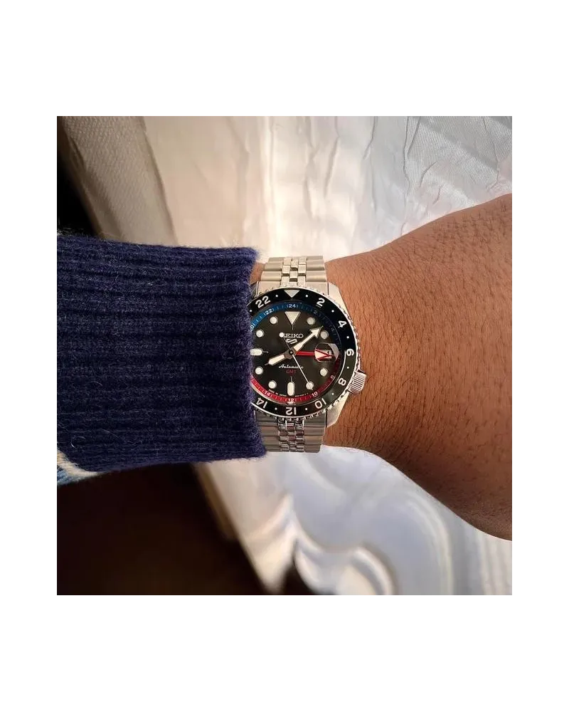 ZEGAREK MĘSKI SEIKO 5 SPORTS SSK019K1 GMT AUTOMAT + BOX ZEGAREK MĘSKI SEIKO 5 SPORTS SSK019K1 GMT AUTOMAT + BOX