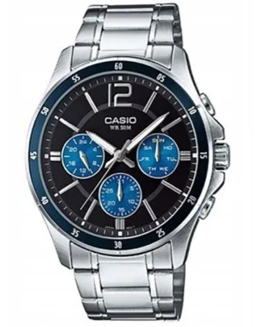 ZEGAREK MĘSKI CASIO MTP-1374D-2AV (zd063c) + BOX