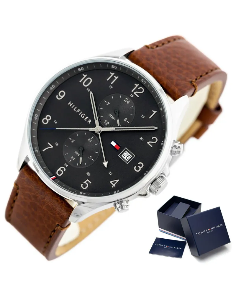 ZEGAREK MĘSKI TOMMY HILFIGER 1791710 WEST + BOX