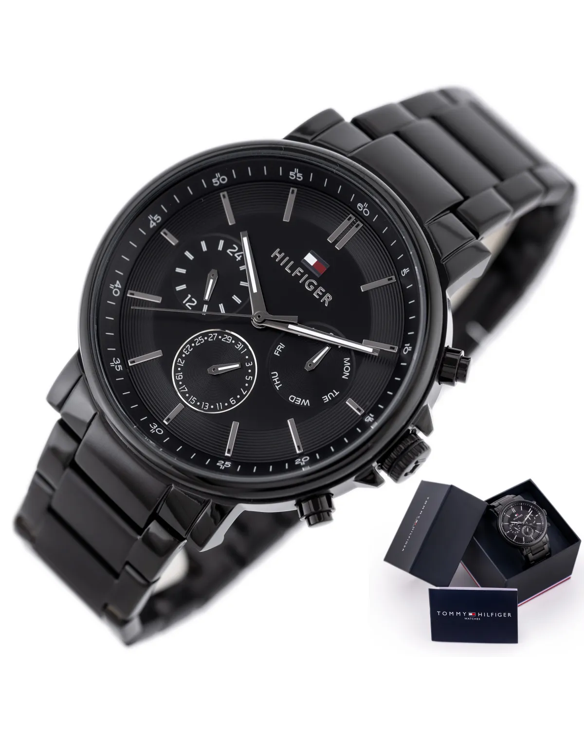 ZEGAREK MĘSKI TOMMY HILFIGER TYSON 1710590 (zf100c) + BOX ZEGAREK MĘSKI TOMMY HILFIGER TYSON 1710590 (zf100c) + BOX