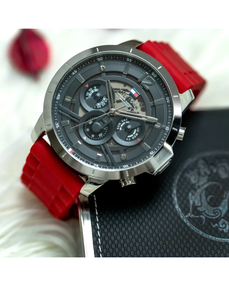 ZEGAREK MĘSKI TOMMY HILFIGER LUCA 1710490 (zf082a) ZEGAREK MĘSKI TOMMY HILFIGER LUCA 1710490 (zf082a)