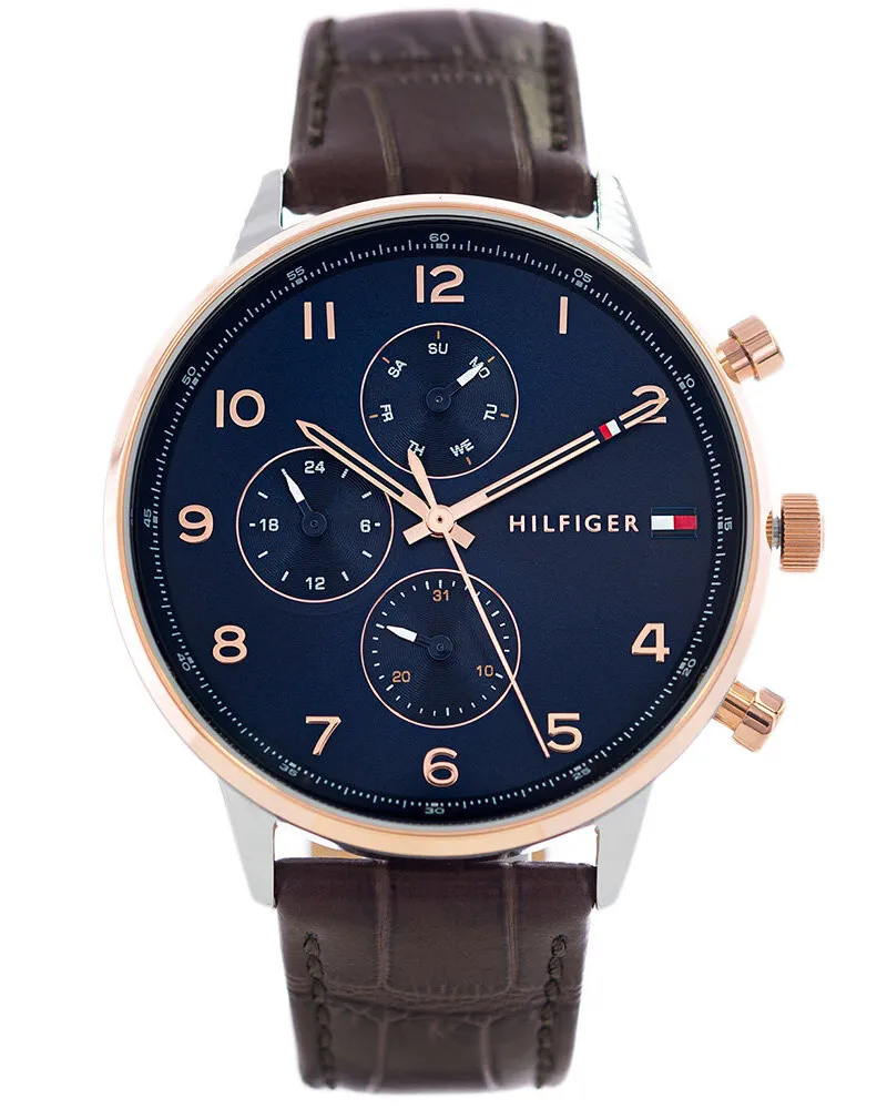 ZEGAREK MĘSKI TOMMY HILFIGER LEONARD 1791987 (zf089b) + BOX ZEGAREK MĘSKI TOMMY HILFIGER LEONARD 1791987 (zf089b) + BOX