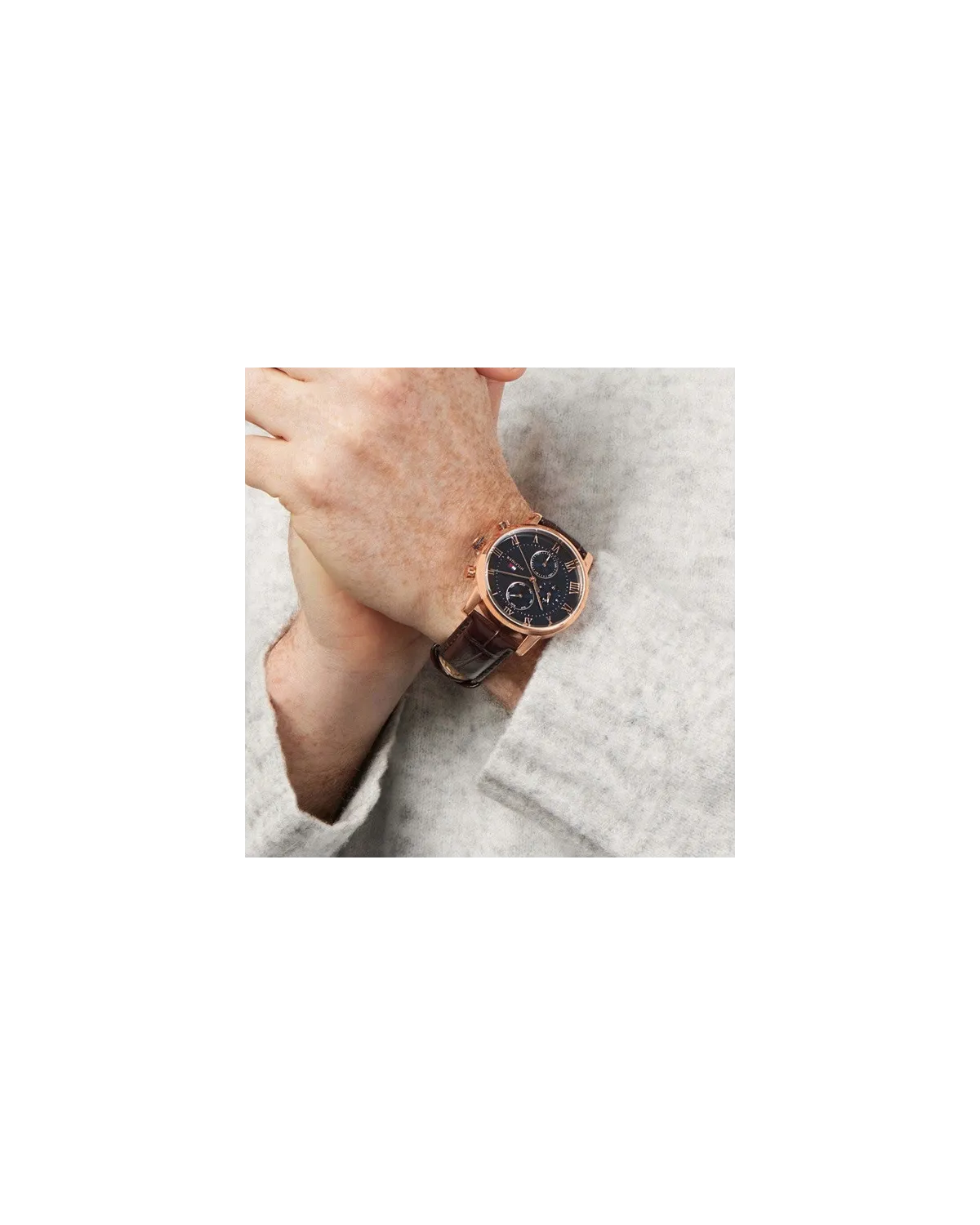 ZEGAREK MĘSKI TOMMY HILFIGER 1791399 KANE (zf045b) + BOX ZEGAREK MĘSKI TOMMY HILFIGER 1791399 KANE (zf045b) + BOX