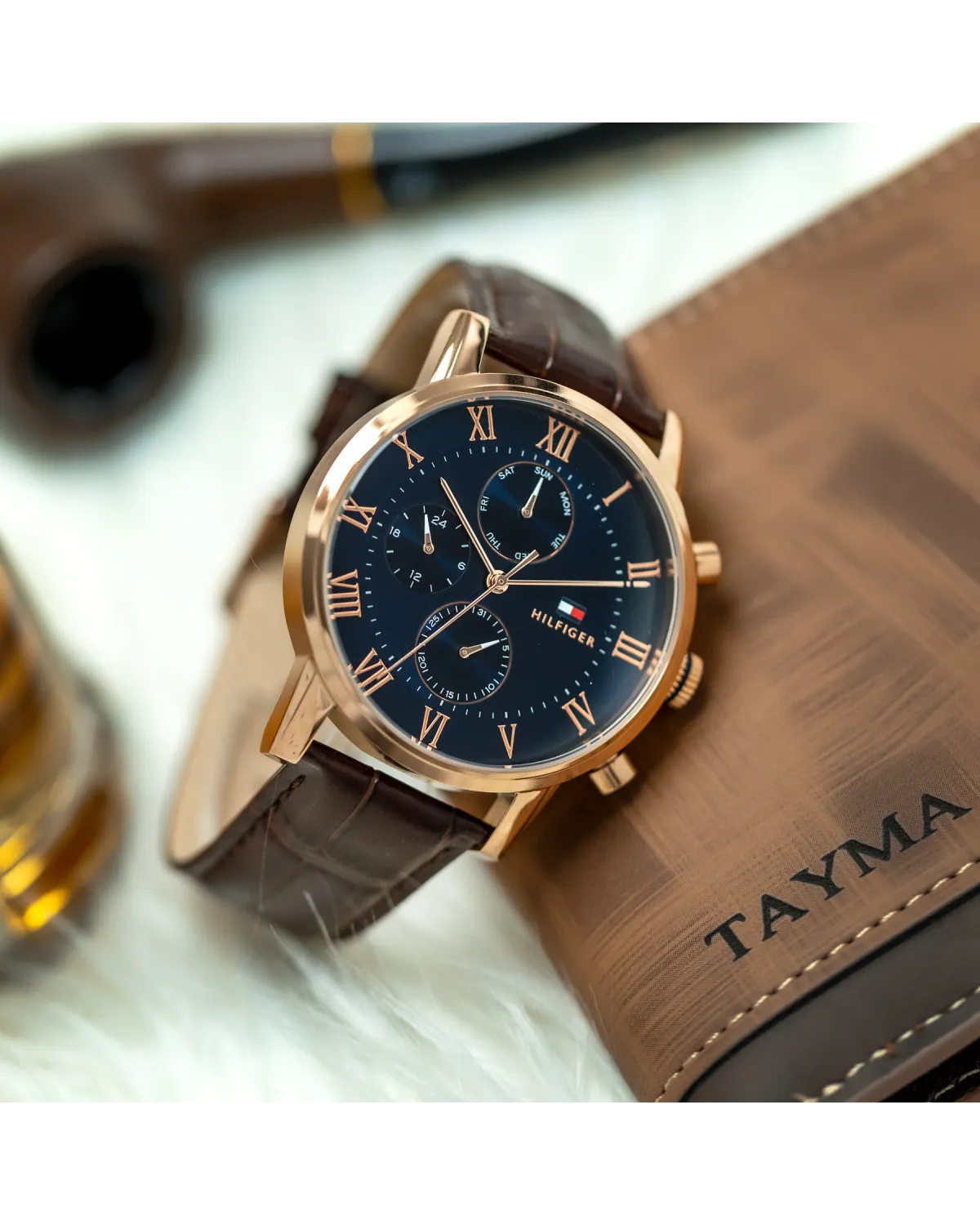 ZEGAREK MĘSKI TOMMY HILFIGER 1791399 KANE (zf045b) + BOX ZEGAREK MĘSKI TOMMY HILFIGER 1791399 KANE (zf045b) + BOX