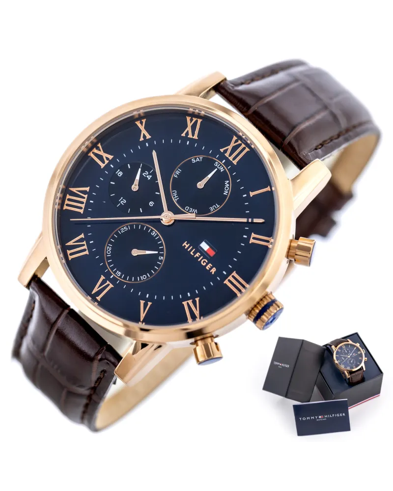 ZEGAREK MĘSKI TOMMY HILFIGER 1791399 KANE (zf045b) + BOX ZEGAREK MĘSKI TOMMY HILFIGER 1791399 KANE (zf045b) + BOX