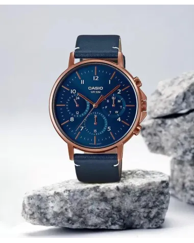 ZEGAREK MĘSKI CASIO MTP-E321RL-2A (zd190a) + BOX