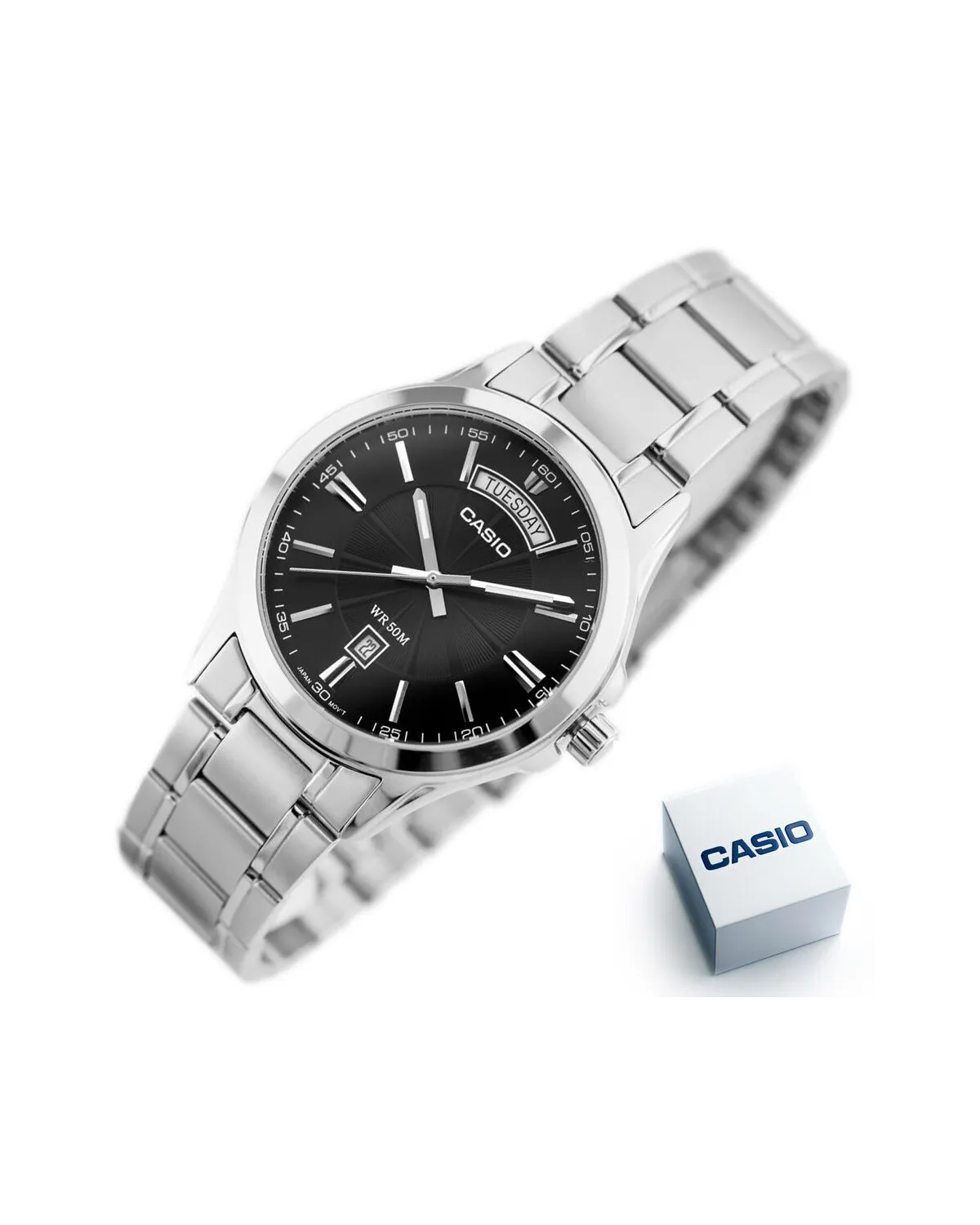 ZEGAREK MĘSKI CASIO MTP-1381D-1AVDF (zd076a) + BOX