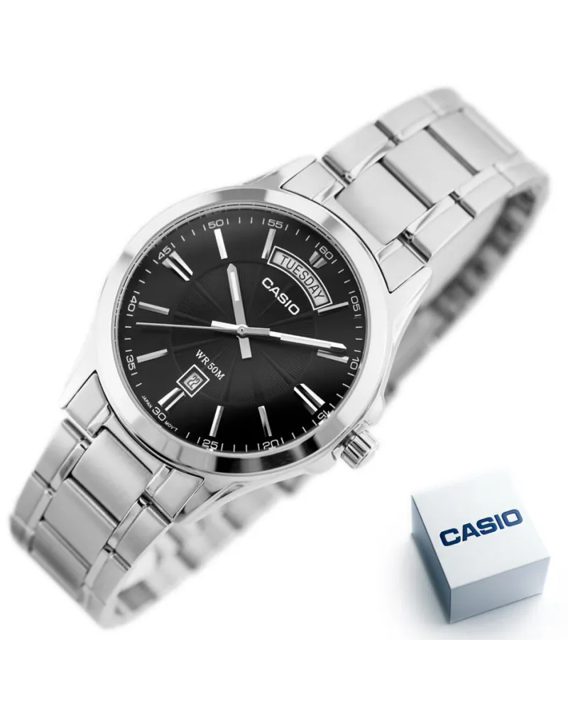 ZEGAREK MĘSKI CASIO MTP-1381D-1AVDF (zd076a) + BOX