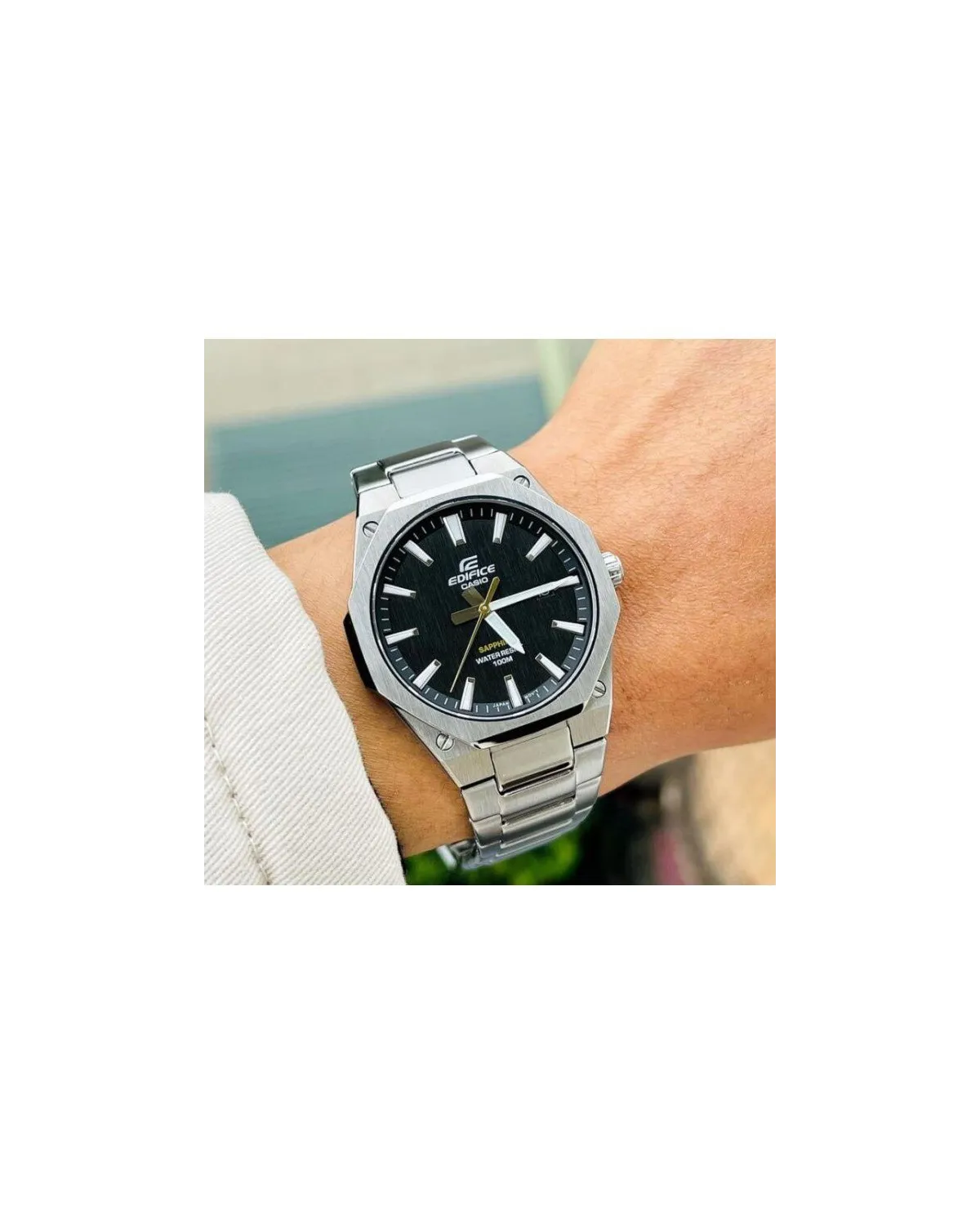 Zegarek Męski Casio EFR-S108D-1A Edifice Classic Sapphire + BOX
